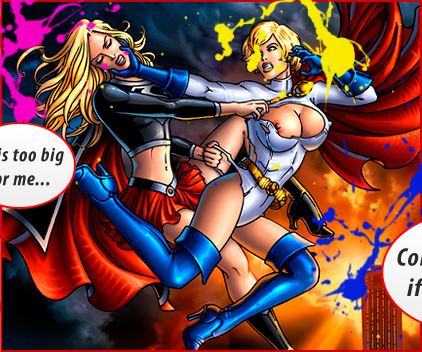 Super Heroines Catfight